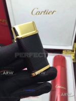 ARW 1:1 Perfect Replica 2019 New Style Cartier Classic Fusion Black lighter Cartier Gold Cap Jet Lighter